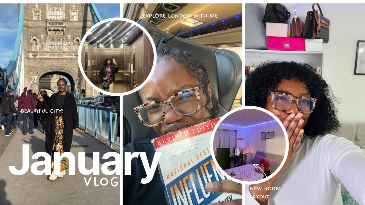 Got a new Wig| Travelled to London| January Vlog