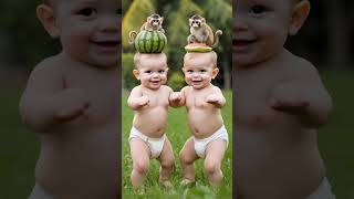 #CuteBaby #BabyDance #FYP #ViralBaby #FunnyKids #ToddlerLife #ParentingWin #KidsDance #BabyLaughs🐒🍉🤩