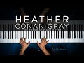 Conan Gray - Heather | The Theorist Piano Cover