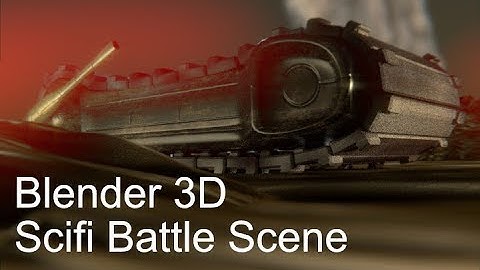 Blender 3D - Scifi battle scene breakdown