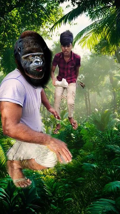 I Met a Gorilla and I Escaped🌳🦍🌲🤡😲P6660