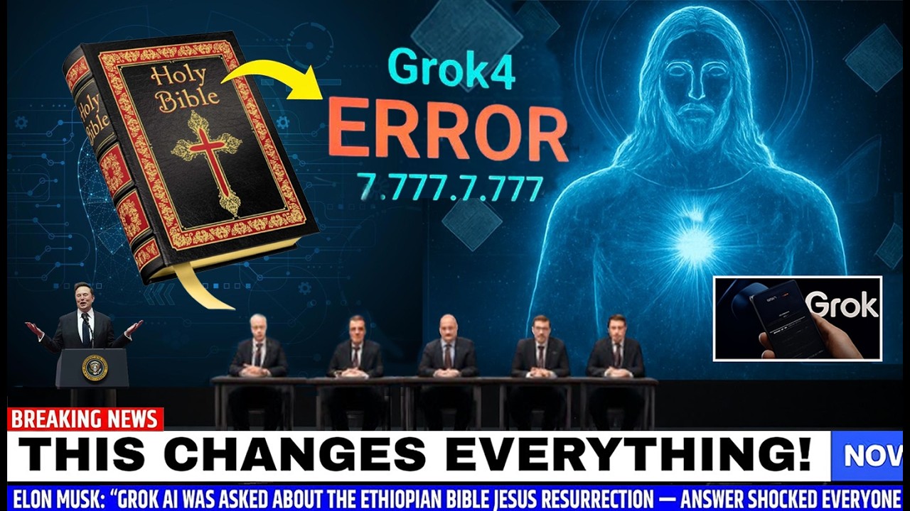 Elon Musk's Grok AI Analyzed Every Biblical Prayer — What It Reveals About  God Left Scholars Silent!