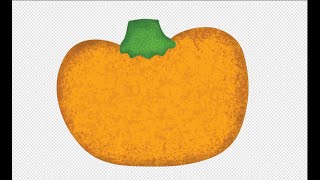 Craftober Digital Art Tutorial - Pumpkin Using Pencil Tool And Texture Brushes - Affinity Designer
