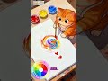 learn to paint on large canvases, colorful paints #cat #cute #cutecat #funnycats #cartoon #animals