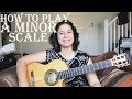 How to play the A minor scale on guitar (chords, exercises, improvisation) ✔