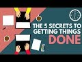 The 5 Secrets to Getting Things Done