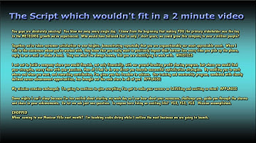 The Script which wouldn