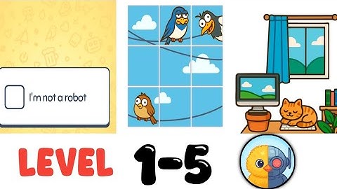 I am Not a Robot - Brain Test Level 1,2,3,4,5 Walkthrough