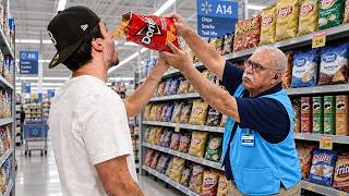 Stealing Food Off Shelves Prank