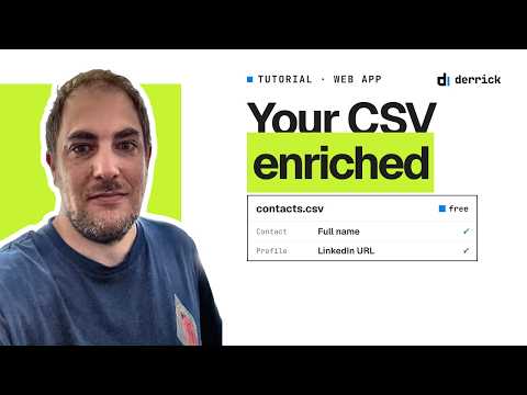 Data enrichment: import and enrich your CSV file (tutorial)