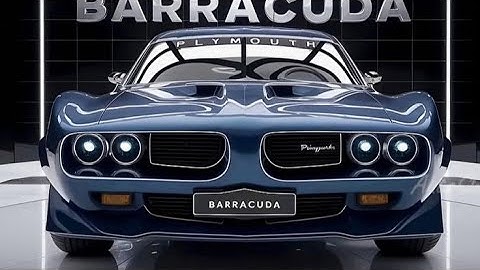2026 Plymouth Barracuda – De legendarische muscle car herboren!