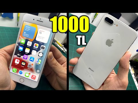 Video: Bir iPhone 8 plus'ı tamir etmek ne kadar?