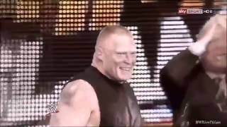 WWE Summerslam 2012 - Triple H Vs Brock Lesnar Promo
