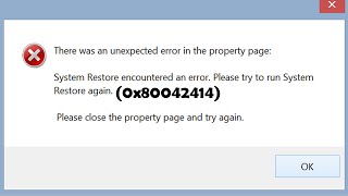 How to Resolve System Restore Error 0x80042414 on Windows 10/11 | Quick & Easy Solutions