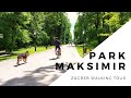 Zagreb, Park Maksimir - asmr virtual walking tour in 4K