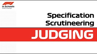 Specification & Scrutineering Judging