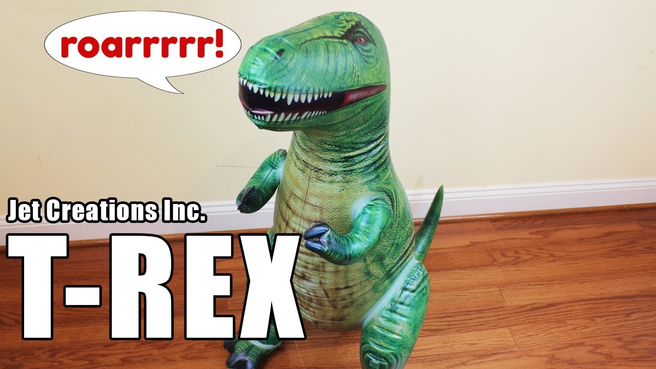 Tyrannosaurus Rex Inflatable by Jet Creations Inc. - YouTube