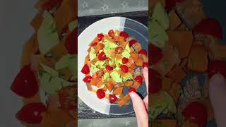 salade légumes/féculents/truite😉👍. #food #recetterapide #recettefacile #poisson #abonnetoistp#salade