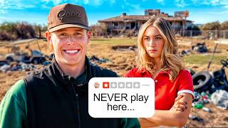 I Pranked Her Into Playing A 1 STAR Golf Course...