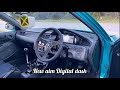 Civic gets new digital dash aim mxg 12 strada install