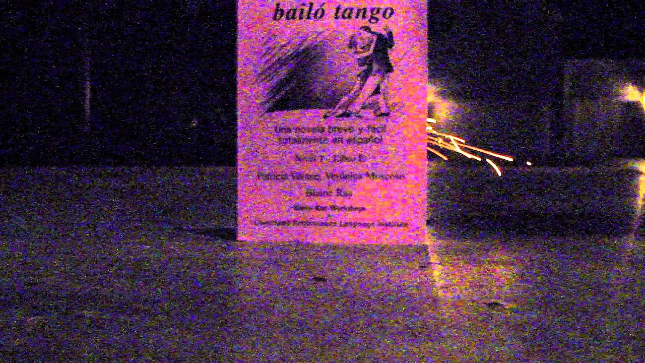 Spanish Book Gets a Hole Blown in it. Pobre Ana Baila Tango