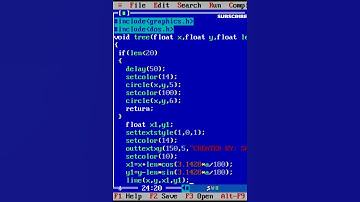#48 Tree animation in C++ programming | graphics in C++ | 3D animation | #c_programming #shorts