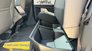 Cybertruck Official Accessories | Underseat Storage Bin |