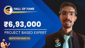 From Shy Student to ₹6.93 Lakh as a Project-Based Expert – Royston