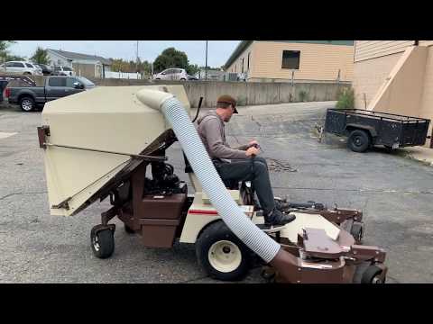 BAG YOUR LEAVES IN STYLE! Grasshopper 727k Flip Deck Mower