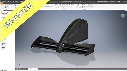 F1 Front-Wing - Inventor 2019 Training - Part Design