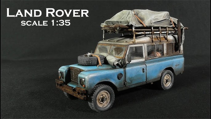 Land Rover Series III LWB, Revell, 1/24, Scale Model Building