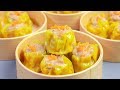 Siumai  how to make dim sum style siu mai  chinese siumai with shrimp and pork