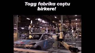 Togg fabrikasından mehter marşı