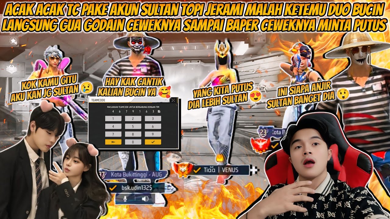 ACAK-ACAK TC KETEMU DUO BUCIN BIKIN MEREKA SAMPAI PUTUS DYNAMIC DAN CEWEK NYA AUTO GW AJAK DYNAMIC!