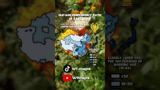 Old-age dependency ratio in East Asia