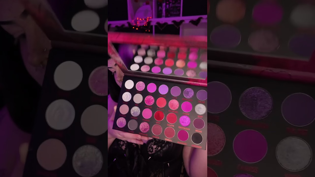 Using the Jolie Beauty Tainted palette! #gamergirl #twitchstreamer #goth #gothgirl #alternative #alt