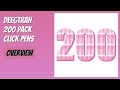 REVIEW (2026): Deegtran 200 Pack Click Pens. Features