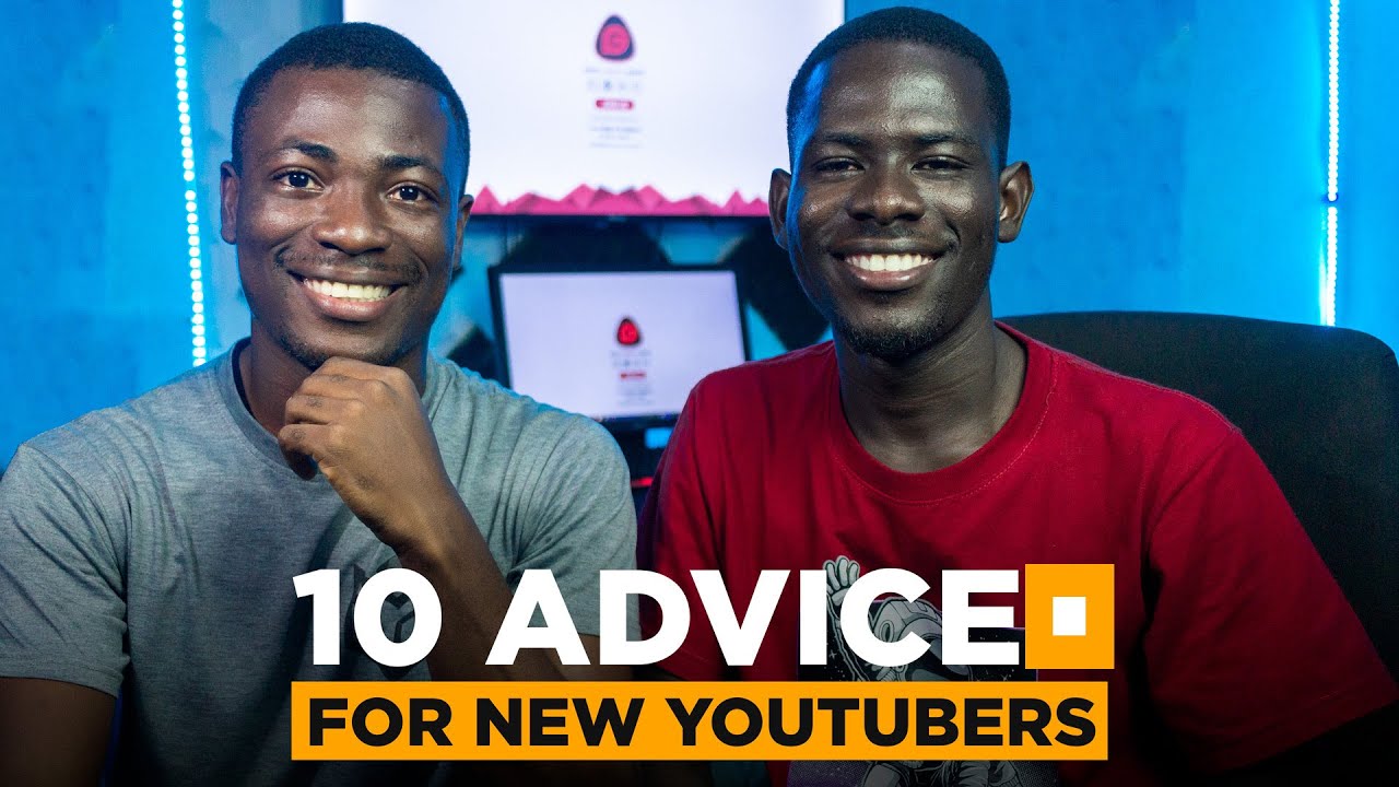 ADVICE for new YouTubers, featuring Innocent K Boateng