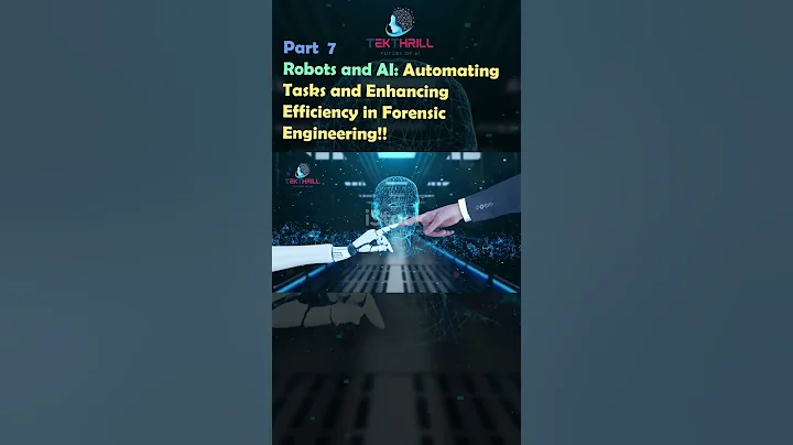 Robots and AI: Automating Tasks and Enhancing Efficiency in Forensic Engineering! Part 7 #ai #viral