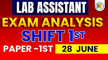 Lab Assistant Paper | Lab Assistant Answer Key 2022 | Lab Assistant Paper Analysis
