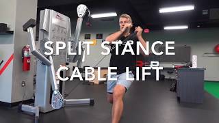 Rehab 2 Perform - Split Stance Cable Lift