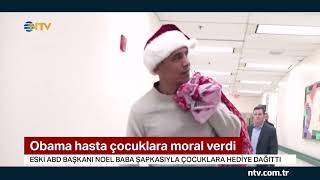 Obama hasta çocuklara moral verdi