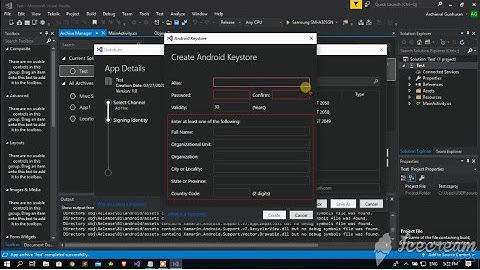HOW TO CREATE APK FILE IN XAMARIN FAST AND EASY 100% WORKING