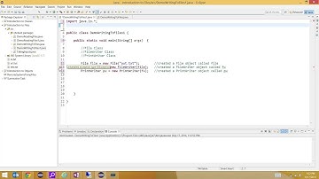 Writing to Text Files (Java)  - Basic Program