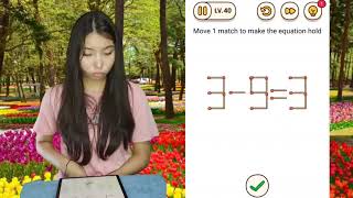 Brain Find Level 40 Move 1 match to make the equation hold Walkthrough screenshot 3