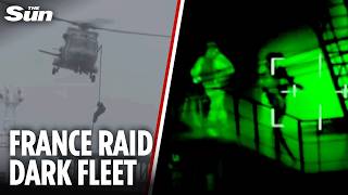 Watch: French troops storm Putin's blacklisted oil ship in high-seas naval raid