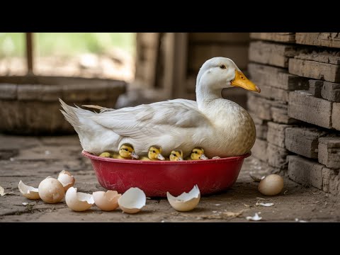Beautiful Swan Egg Hatch at Home 🦢🥚❤️