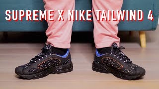 nike tailwind supreme black