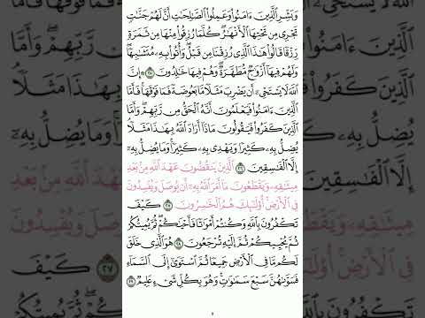 سورة البقرة من آية ٢٥ ٢٩ صفحة ٥ ابراهيم الاخضر مكرره ٢