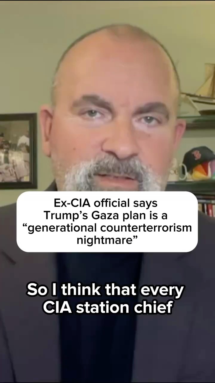 Ex-CIA official says Trump's Gaza plan is a 'generational counterterrorism nightmare'